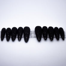 Load image into Gallery viewer, Black Sugar Press On Nail Set
