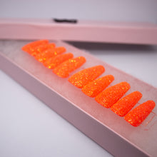 Load image into Gallery viewer, Blood Orange Sugar Press On Nail Set
