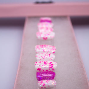 Pink Jawbreaker Press On Nail Set