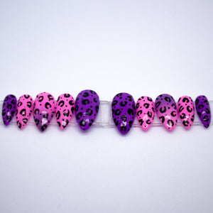 Barbie Cheetah Press On Nail Set