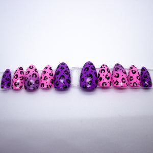 Barbie Cheetah Press On Nail Set