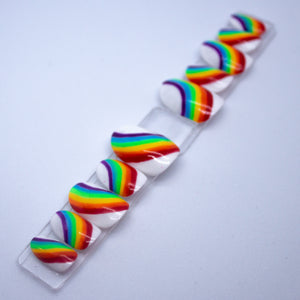 Rainbow Love Press On Nail Set