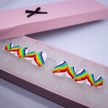 Load image into Gallery viewer, Rainbow Love Press On Nail Set
