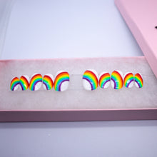 Load image into Gallery viewer, Rainbow Love Press On Nail Set
