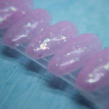 Load image into Gallery viewer, Pink Space Jelly Press On Nail Set
