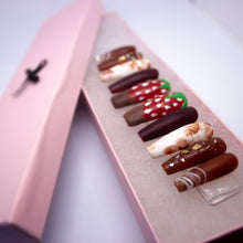 Load image into Gallery viewer, Chocolate Strawberry Press On Nail Set
