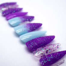 Load image into Gallery viewer, Purple Pixie Dust Press On Nail Set
