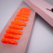 Load image into Gallery viewer, Blood Orange Sugar Press On Nail Set
