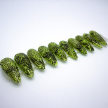 Load image into Gallery viewer, Nuclear Snakeskin Press On Nail Set
