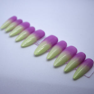 Pastel Purple Foam Press On Nail Set