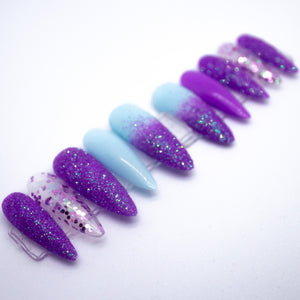 Purple Pixie Dust Press On Nail Set