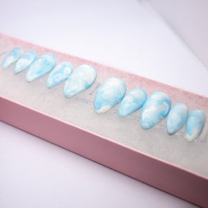 Blueberry Milk Press On Nail Set