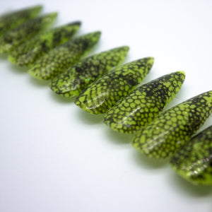 Nuclear Snakeskin Press On Nail Set