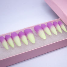 Load image into Gallery viewer, Pastel Purple Foam Press On Nail Set
