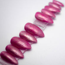 Load image into Gallery viewer, Mega Pink Holographic Press On Nails
