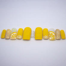 Load image into Gallery viewer, Frozen Lemonade Press On Nail Set
