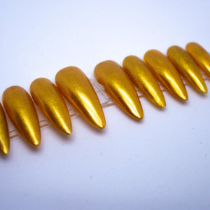 Pure Gold Press On Nail Set