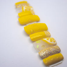 Load image into Gallery viewer, Frozen Lemonade Press On Nail Set
