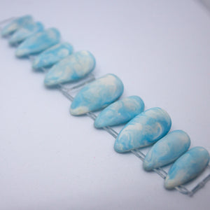 Blueberry Milk Press On Nail Set