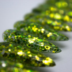 Green Swamp Glitter Press On Nail Set