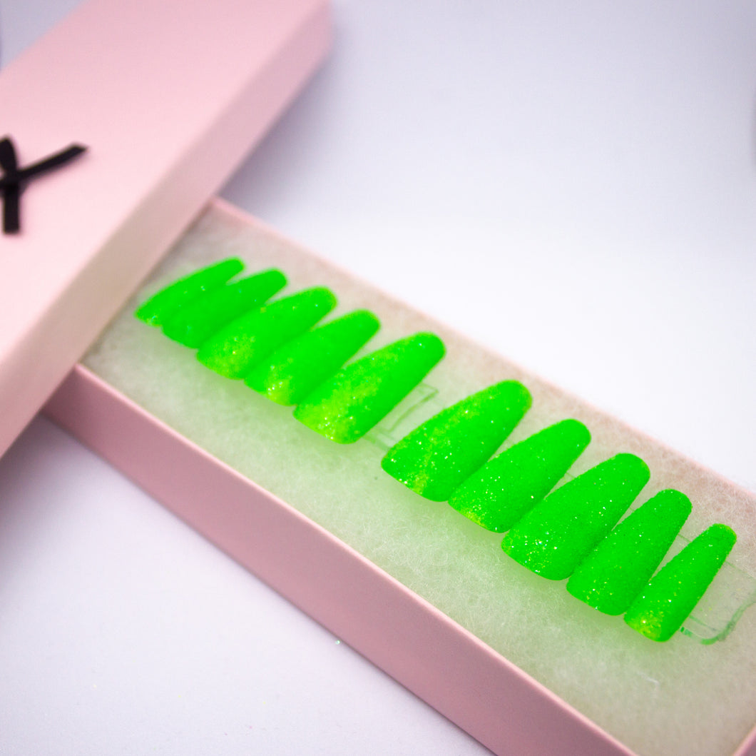 Slime Sugar Press On Nail Set