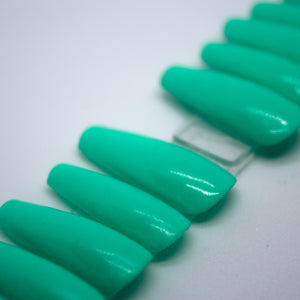 Minty Press On Nail Set