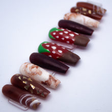 Load image into Gallery viewer, Chocolate Strawberry Press On Nail Set
