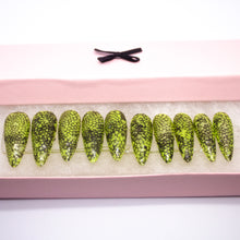 Load image into Gallery viewer, Nuclear Snakeskin Press On Nail Set
