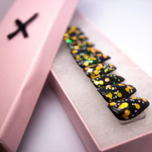 Load image into Gallery viewer, Candy Corn Glitter Press On Nail Set
