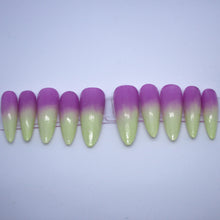 Load image into Gallery viewer, Pastel Purple Foam Press On Nail Set
