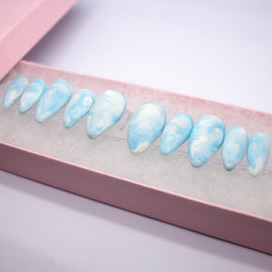 Blueberry Milk Press On Nail Set
