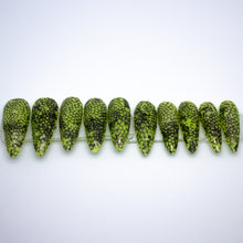 Load image into Gallery viewer, Nuclear Snakeskin Press On Nail Set
