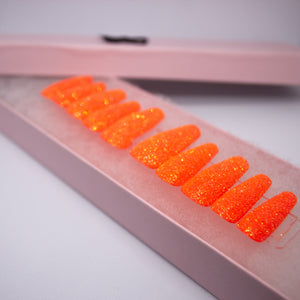 Blood Orange Sugar Press On Nail Set