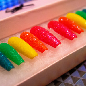 Rainbow Sugar Press On Nails