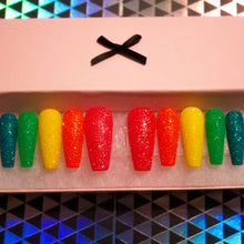 Load image into Gallery viewer, Rainbow Sugar Press On Nails
